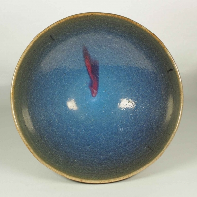 Bowl with Red Splash
