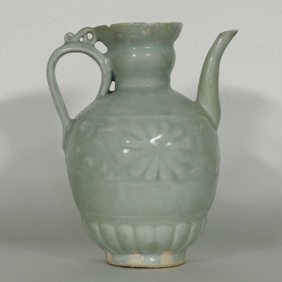 Ewer with Carved Design